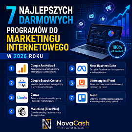 The best free marketing programs - NovaCash Krzysztof Gumiela