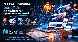 Nowoczesne podejście do tworzenia stron - Novacash  Krzysztof Gumiela