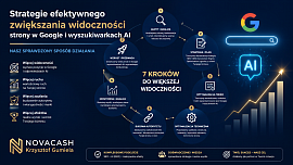 Strategie efektywnego zwiększania widoczności strony w Google i wyszukiwarkach AI - NovaCash Krzysztof Gumiela