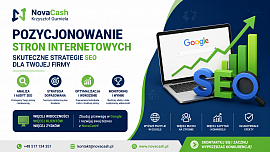 Pozycjonowanie stron internetowych – skuteczne strategie SEO NovaCash Krzysztof Gumiela