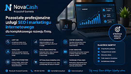 profesjonalne usługi SEO i marketingu internetowego - NovaCash Krzysztof Gumiela