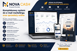 Kompleksowy system do e-mail marketingu - NovaCash Krzysztof Gumiela
