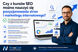 Kursy SEO i marketingu internetowego - NovaCash Krzysztof Gumiela