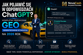 Jak pojawić się w odpowiedziach ChatGPT? - Novacash Krzysztof Gumiela