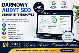 Darmowy audyt SEO strony internetowej - NovaCash Krzysztof Gumiela
